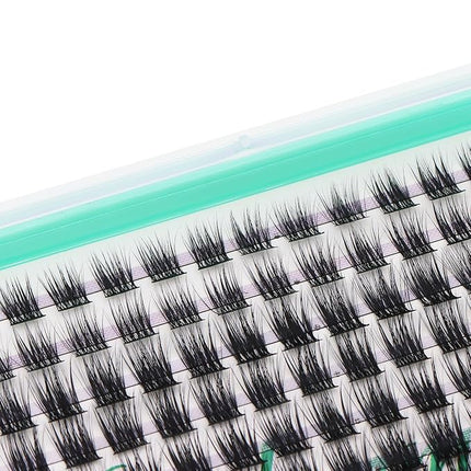 Bodermincer 280pcs XXXL Tray-M12-10-12-14-16mm Mixed D Curl Wide Cluster False Eyelash Individual Cluster EyeLashes Grafting Fake False Eyelashes Eyelash Extension (XXXL Tray-M12-10-12-14-16mm Mixed)