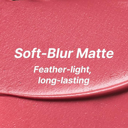 Touch in Sol Vegan Again Blur Core Lip Tint (#Cool Bunny) - Long Lasting, High Pigment Velvet Matte Lip Stain – Lightweight Smooth Blur Finish