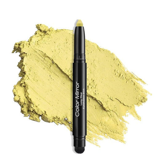 Cream Waterproof Hypoallergenic Eyeshadow Stick, long wear Metallic Glitter Matte Eye Shadow Pencil With Makeup Brush, Eye Brightener, 60 Daisy Matte