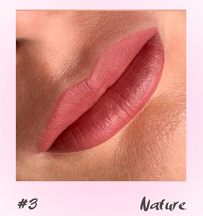 Lip Pigment – Nature – Permanent Lip Makeup – Microblading Ink for Durable and Colorful Lips – Long Lasting Color Lip Cosmetics (0.2 oz)