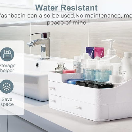 Makeup Organizer Tween Girls Gifts,Large Capacity Bathroom Organizer and Storage with Drawers Trendy Stuff ,Vanity,Bathroom Countertop,Bedroom Storage for Skincare,Cosmetics,Perfume,Brushes,Eyeshadow