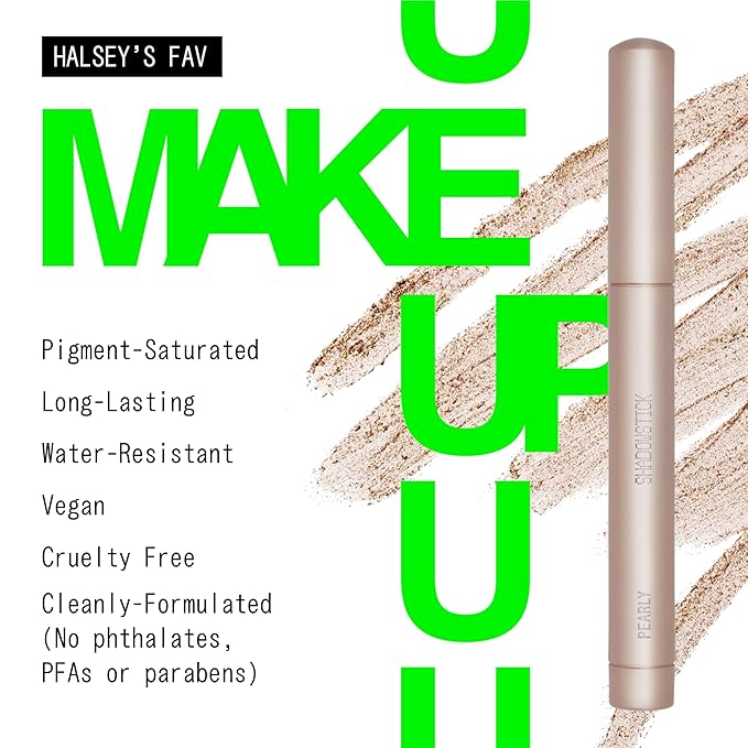 about-face Shadowstick – Long-Wear Cream Eyeshadow Stick – Matte & Pearly Finishes – Vegan, Cruelty-Free, Clean Beauty – 0.049 oz (Lotus Leaf- Pearly Champagne)