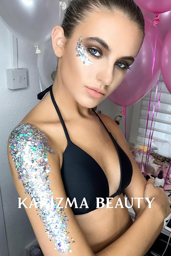 Prism Biodegradable Chunky Glitter // Karizma Beauty Bio Glitter Eco Glitter Face Glitter 10g