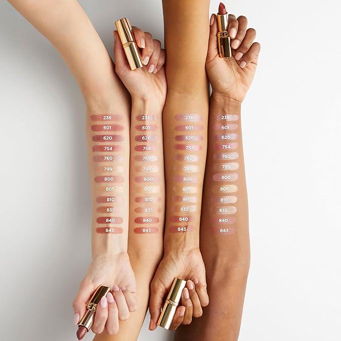 L'Oreal Paris Colour Riche Original Creamy, Hydrating Satin Lipstick with Argan Oil and Vitamin E, Caramel Latte , 1 Count