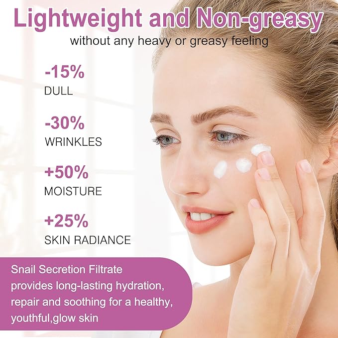 Skin Care Set,Korean Snail Mucin Essence Anti-aging Moisturize Repair Soothe Hydrate,Glass Skincare Routine Kit for Dull & Dry Skin,Skincare Gift Set Teens Stocking Stuffers Christmas Gifts for Women