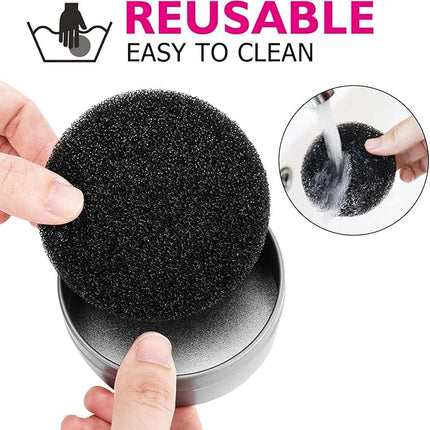 Luxspire Makeup Brush Cleaner Quick Wash Sponge Remover Color From Brush Makeup Cleaner Tool Switch Eye Shadow Color Dry Clean Box