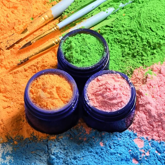 Bumobum 2 oz Glass Jars with Lids, 48 pack Blue Round Small Containers with Black Lids, Blank Labels & Inner Liners, Empty Cosmetic Containers for Sample, Powder, Cream, Lotion