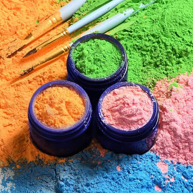 4 Pack 1oz Cosmetic Glass Jars with Lids, Blue Glass Jars with Lids & Stickers, Reusable Empty Round makeup container for Creams, Lotion, Makeup