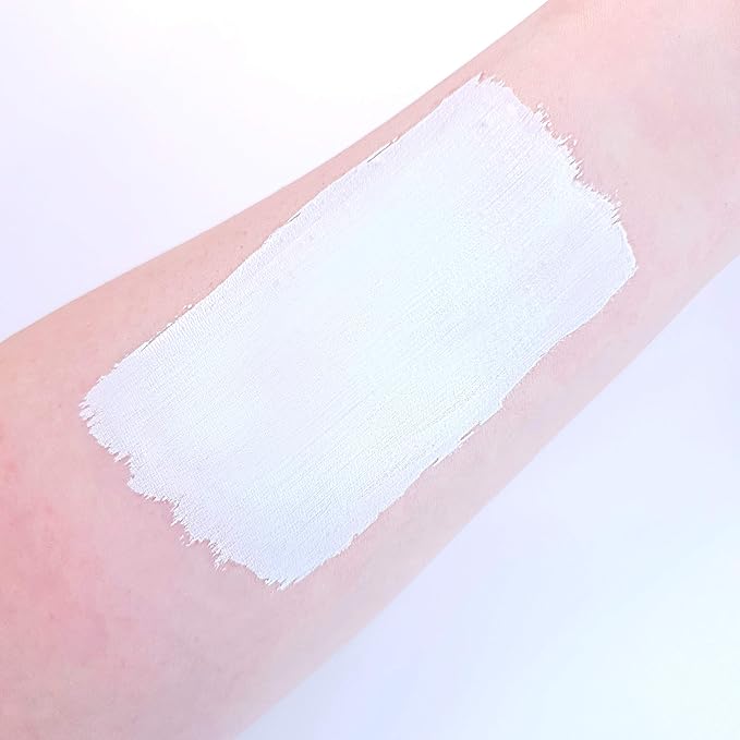 Pro Intense Neon UV Face & Body Paint Cake Pots by Moon Glow - White - Professional Water Based Face Paint Makeup for Adults, Kids - 1.26oz