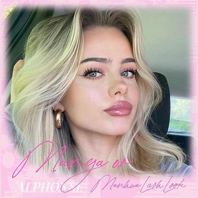 Manga Lashes Wispy False Eyelashes 3D Natural Eye Lashes Spiky Fake Lashes Anime Lashes Natural Look Chinese Makeup Lashes Pack by ALPHONSE