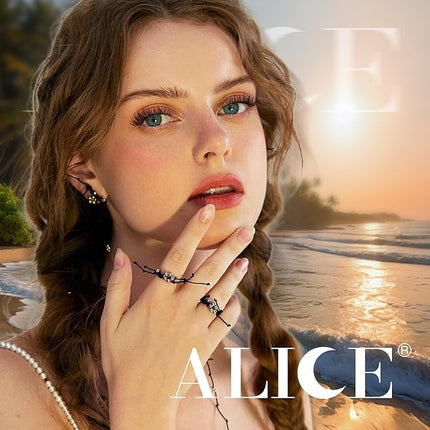 ALICE Lash Clusters Kit Clear Band Natural Lash Extensions Kit 5-16mm Wispy Cluster Eyelash Extension DIY Invisible Band Individual Cluster Lashes with Bottom Lash Bond and Seal Waterproof