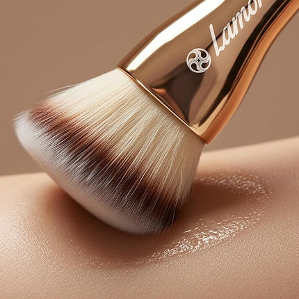 Blending Liquid Makeup Foundation Brush - Kabuki Contour Brush, Face Stippling Brush With Pro Quality Synthetic Dense Bristles For Buffing Mineral Cream, Powder, Blush