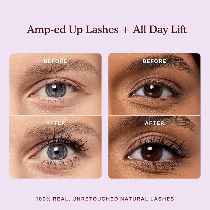 Tower 28 MakeWaves Mascara - Volumizing -Resistant Mascara - No Clumping or Flaking - for Sensitive Eyes – Drift Brown