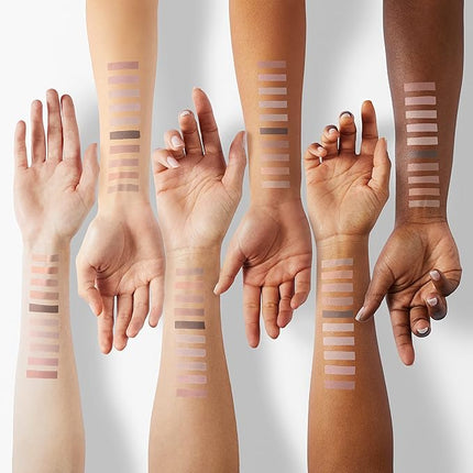 10 Colors Eyeshadow Palette,Light Beige Nude Pink Brown Naturing Eye Shadow Makeup,Blendable High Pigmented,Neutral Smokey,Long Lasting High Pigment Matte Eyeshadow for Older Women Gift Kit (Milk Tea)