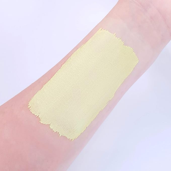 Pro Face & Body Paint Cake Pots Light Yellow - Professional Water Based Face Paint Makeup for Adults, Kids - 1.26oz