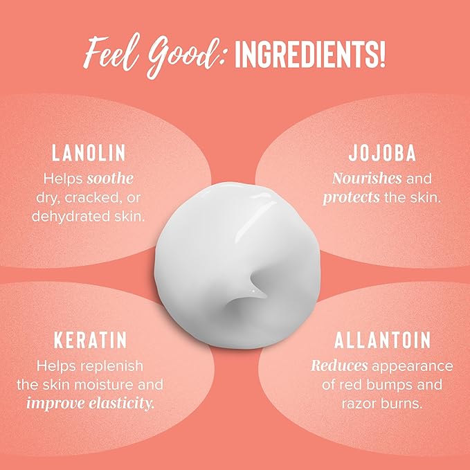 Coochy Shave Cream - Moisturizing Shave Lotion - Gentle Intimate Shaving Cream - For Bikini Area, Underarms, Legs & More - Rash-Free, Hydrating Formula - Sweet Nectar, 32 oz