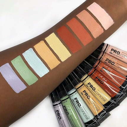 L.A. Girl Pro Conceal HD Concealer, Light Yellow Corrector, 0.28 Ounce (GC995)