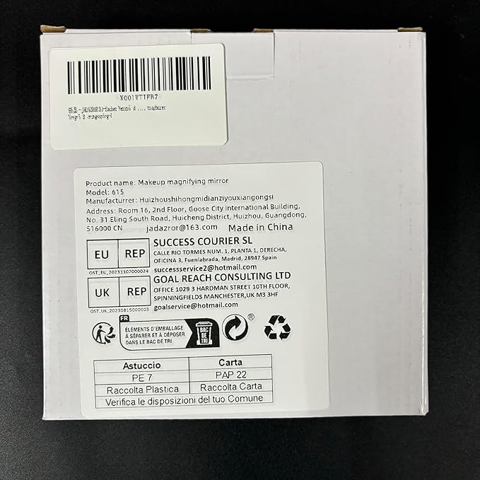 Round 30X Magnifying Mirror, 6inch Magnified Mirror with 3 Suction Cups Easy Mounting, Compact 30X Travel Magnification and Tweezers Set for Detailed Makeup,Shaving,Blackhead Blemish Removal