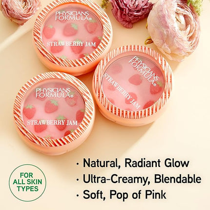 Physicians Formula Murumuru Strawberry Jam Blush Strawberry, Shimmery finish