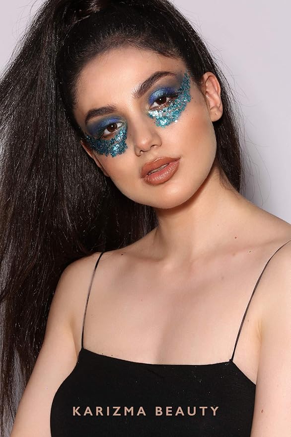 Mermaid Biodegradable Chunky Glitter // Karizma Beauty Bio Glitter Eco Glitter Face Glitter 10g