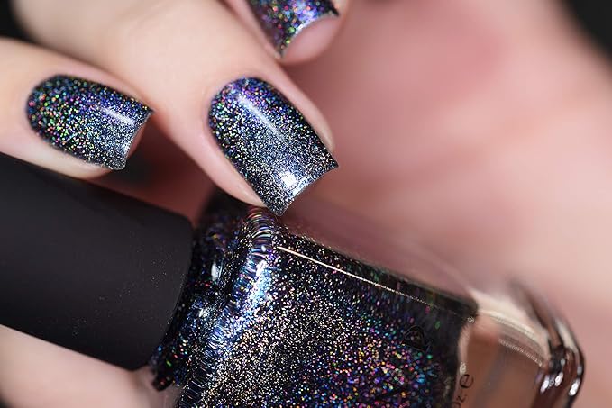 ILNP Night Drive - Blue to Purple Color Kissed Ultra Holographic Nail Polish