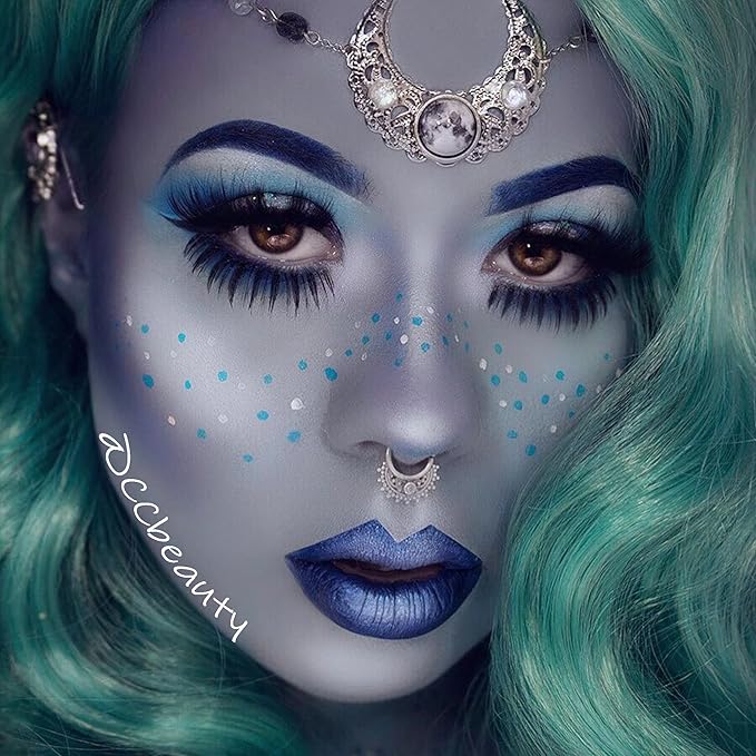 CCbeauty Grey Face Paint Stick, Face Painting Kit, Dark Grey Cream SFX Makeup Foundation, Professional Non-Toxic Body Paint for Halloween Costume Party, For Zombie, Werewolf, Vampire Makeup