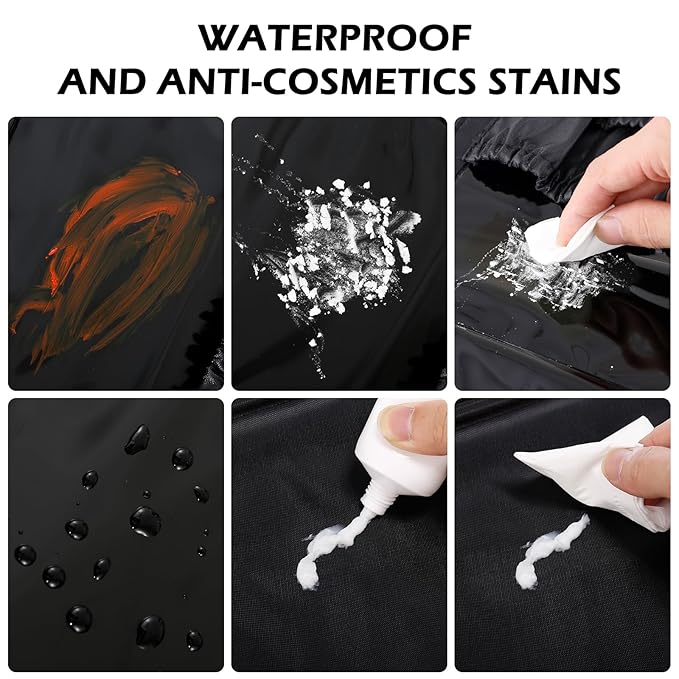 gzcz Travel Makeup Bag 10.4 Inches Professional Cosmetic Case Make Up Bag Cosmetic Brush Organizer Bag with Adjustable Divider, Storage Case for Girls and Women(S-Rose Red)