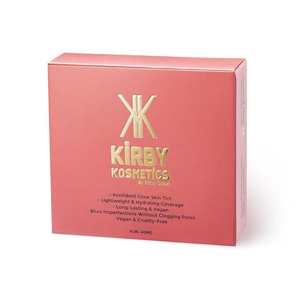 Konfident Glow Skin Tint – Golden Grace Hydrating Oil-Free Glass-Skin Foundation, Buildable Light-to-Medium Coverage, 30 ml – Inclusive Clean Makeup for Radiant Confidence