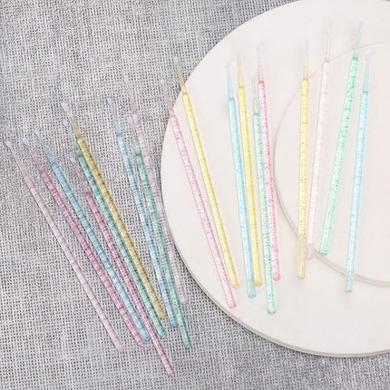 Tbestmax 1000 Pcs Crystal Microbrushes Applicators Disposable Microswabs for Eyelash Extensions Micro Wands Spoolie 5 Color