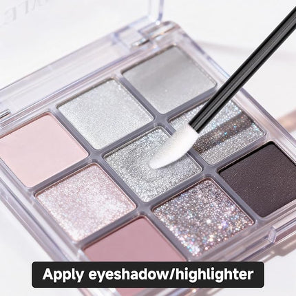 G2PLUS 100PCS Lip Gloss Applicators, Disposable Lip Brushes Lip Gloss Applicators Lipstick Gloss Wands Applicator Perfect Makeup Tool Kits (Nylon Black)