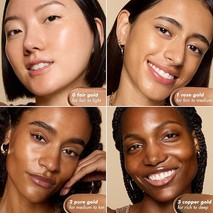 e.l.f. SKIN Bronzing Drops, Liquid Bronzer For Face & Skin, Creates A Sun-Kissed Glow, Infused With Vitamin E, Vegan & Cruelty-Free, Fair Gold