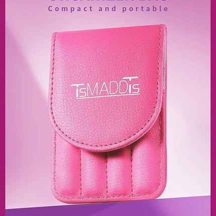 TsMADDTs 6 pcs Eyebrow Tweezers Set, Tweezers for Women Facial Hair with Curved Scissor and Eyebrow Brush for Ingrown Hair