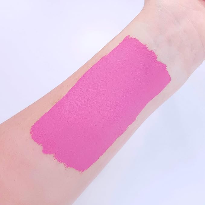 Pro Face & Body Paint Cake Pots by Moon Creations - Bright Pink - Professional Water Based Face Paint Makeup for Adults, Kids - 1.26oz