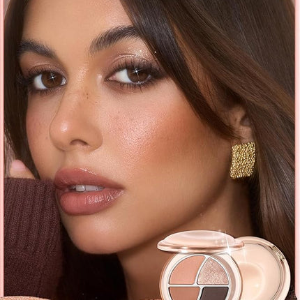 SHEGLAM Daydreamer Mini Palette 4 Colors Eyeshadow Palette - Teddy Meringue