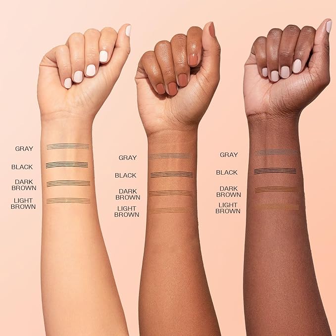 Eyebrow pen - Liquid Eye Brow Microblading Pencil With Micro 4 Point Lift & Brow Pen Snatch, Long-Lasting Waterproof Eyebrow Pencils for Women (Light Brown)