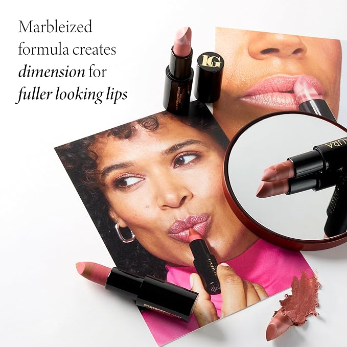 LAURA GELLER NEW YORK Italian Marble Sheer Lipstick - Berry Vanilla - Hydrating & Lightweight - Vitamin E & Caster Seed Oil - Cream Finish