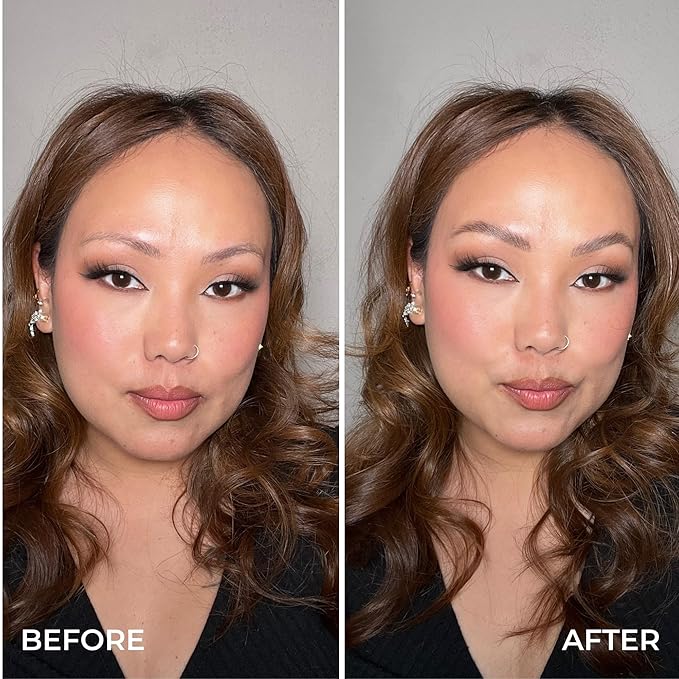 Soft Brow Define & Fill Powder Duo, Includes Dual ended Brush, Vegan and Cruelty Free (Black/Brown)