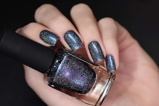 ILNP Night Drive - Blue to Purple Color Kissed Ultra Holographic Nail Polish
