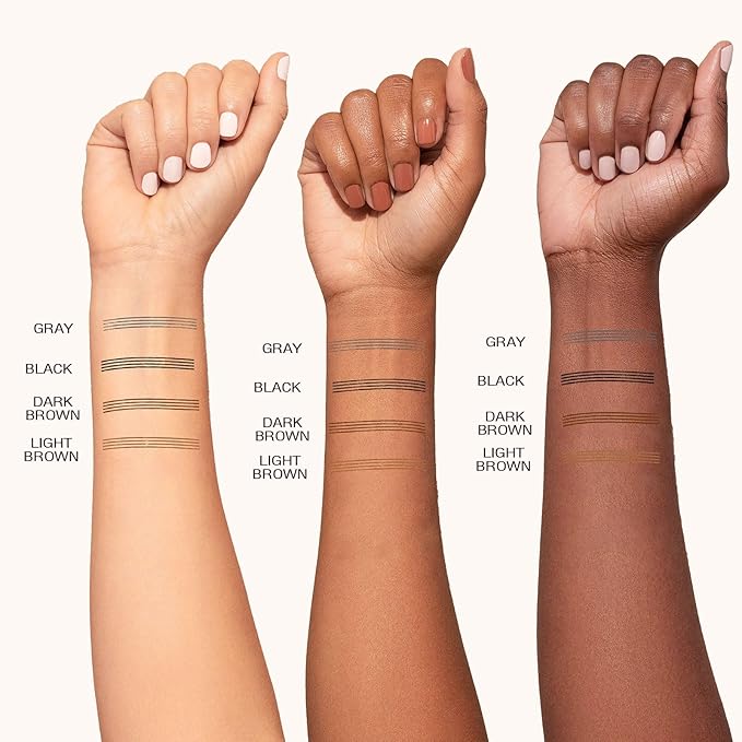 Microblading Eyebrow Pen - Long Lasting Waterproof Brow Pencil With Micro-Fork Tip Applicator and Stays on All Day (Dark Brown)