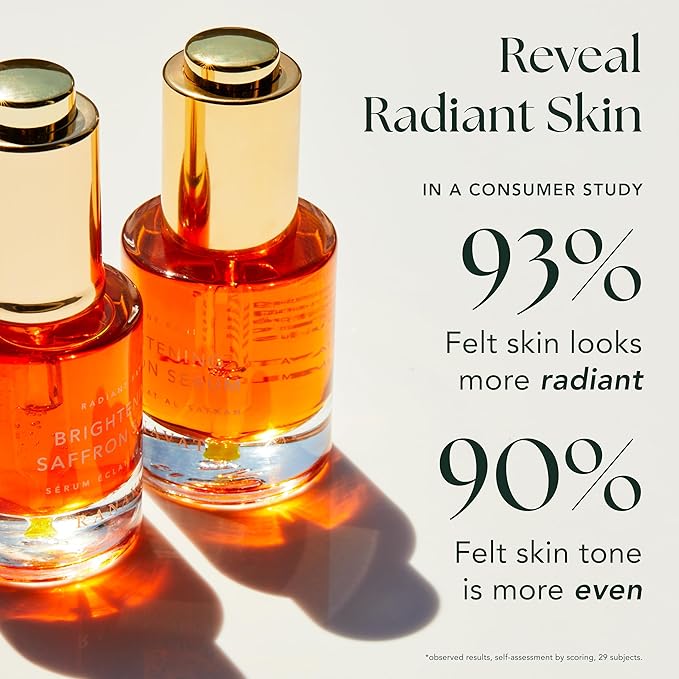 RANAVAT Radiant Rani - Saffron Serum Duo - Full Size & Mini Serum - Vitamin C Alternative (2 Piece)