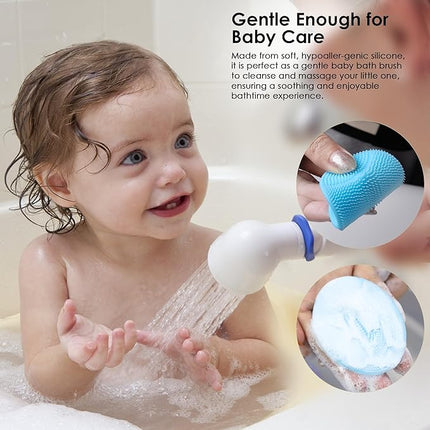 4 Pack INNERNEED Silicone Face Scrubber for Deep Cleansing and Exfoliation – Soft Facial Cleansing Brush, Gentle for All Skin Types, Blackhead Remover, Portable