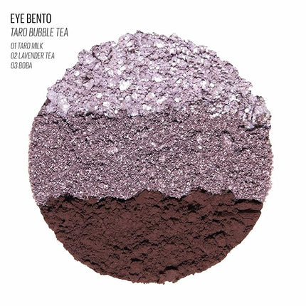 Kaja Beauty Bento Collection | Glitter + Shimmer + Matte | 20 Taro Bubble Tea - Mute Lavender | 2019 Best of Beauty Award in Glitter