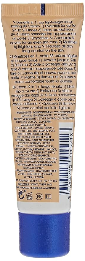 Rimmel London BB Cream with Brightening Effect, Light, 30ml, Pink