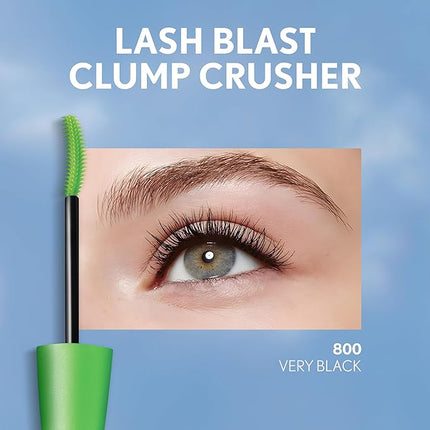 COVERGIRL Clump Crusher Mascara, 20X More Volume, Double Sided Brush, Long-Lasting Wear - 805 Black (Pack of 1)