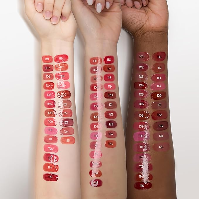 Laka Fruity Glam Tint, 4.5g/0.15 oz., Glowing Lip Stain with Wide Color Spectrum, Hydrating & Lightweight Texture, Long-Lasting Bold Stain, Non-Sticky, Vegan, K-Beauty (#104 Cherry)