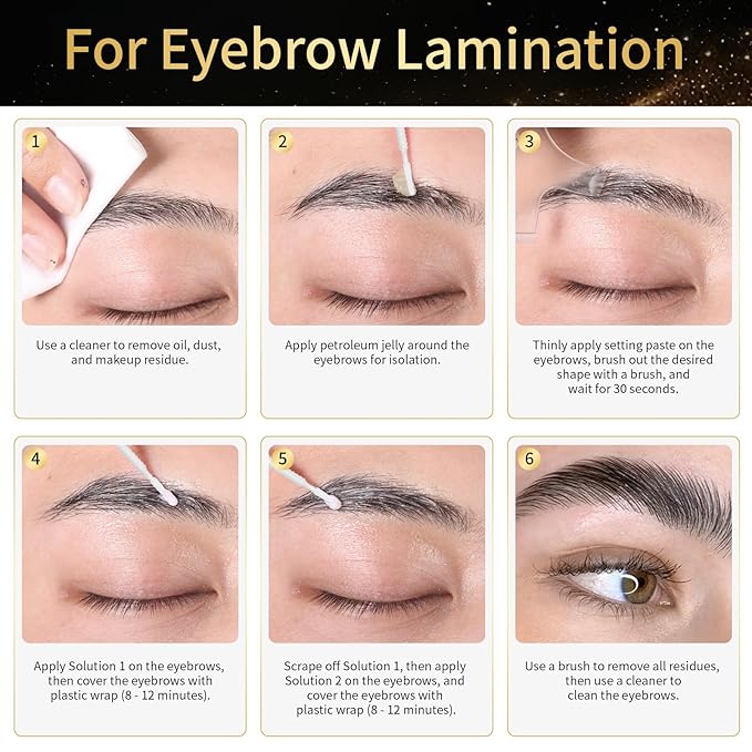 DONG RHYME Lash Lift Kit - Plant Extract Eyelash Lift Kit, Professional Salon Grade 2-in-1 Lash and Brow lamination kit, Precise Press Bottle Eyelash Perm Kit