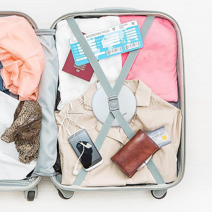 96 LEDs' Folding Rechargeable and 10x Magnification Makeup Mirror with Lights,6.3 Inch Double Sided Portable Travel Mirror with Case for Myopia and Makeup Fanatics Travel Essentials