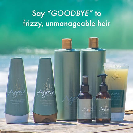 Agave Natural Bamboo Paddle Brush Lightweight Detangling & Smoothing Hair Brush