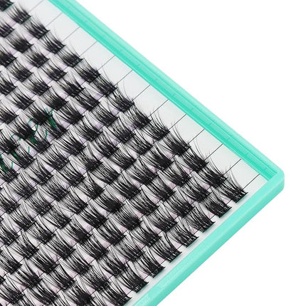 Bodermincer 280pcs XXXL Tray-M12-10-12-14-16mm Mixed D Curl Wide Cluster False Eyelash Individual Cluster EyeLashes Grafting Fake False Eyelashes Eyelash Extension (XXXL Tray-M12-10-12-14-16mm Mixed)