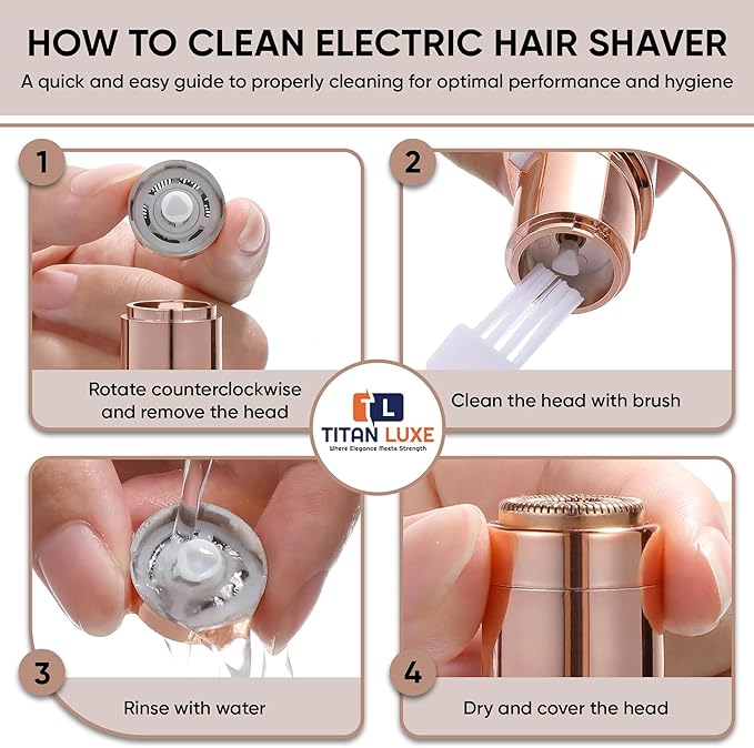 Facial Hair Removal for Women, Face Shavers for Women, Portable Lady Face Electric Razor for Lip, Peach Fuzz, Chin with USB Rechargeable